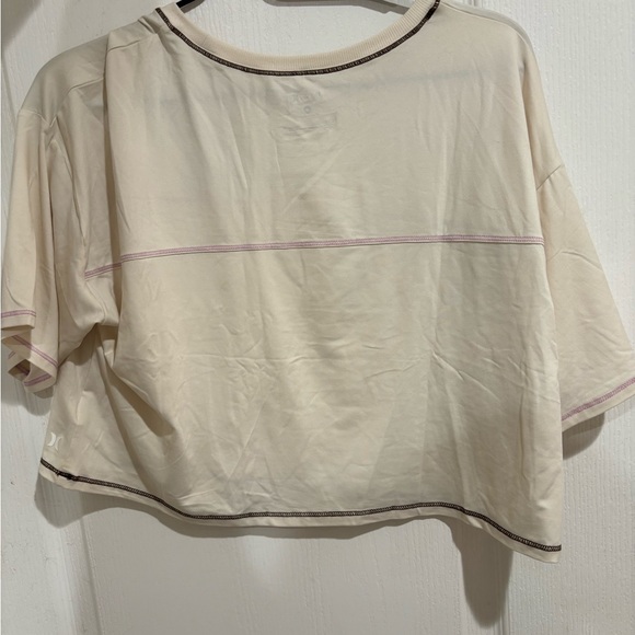 Hurley Cream and Pink Short Sleeve Tee - Picture 2 of 3